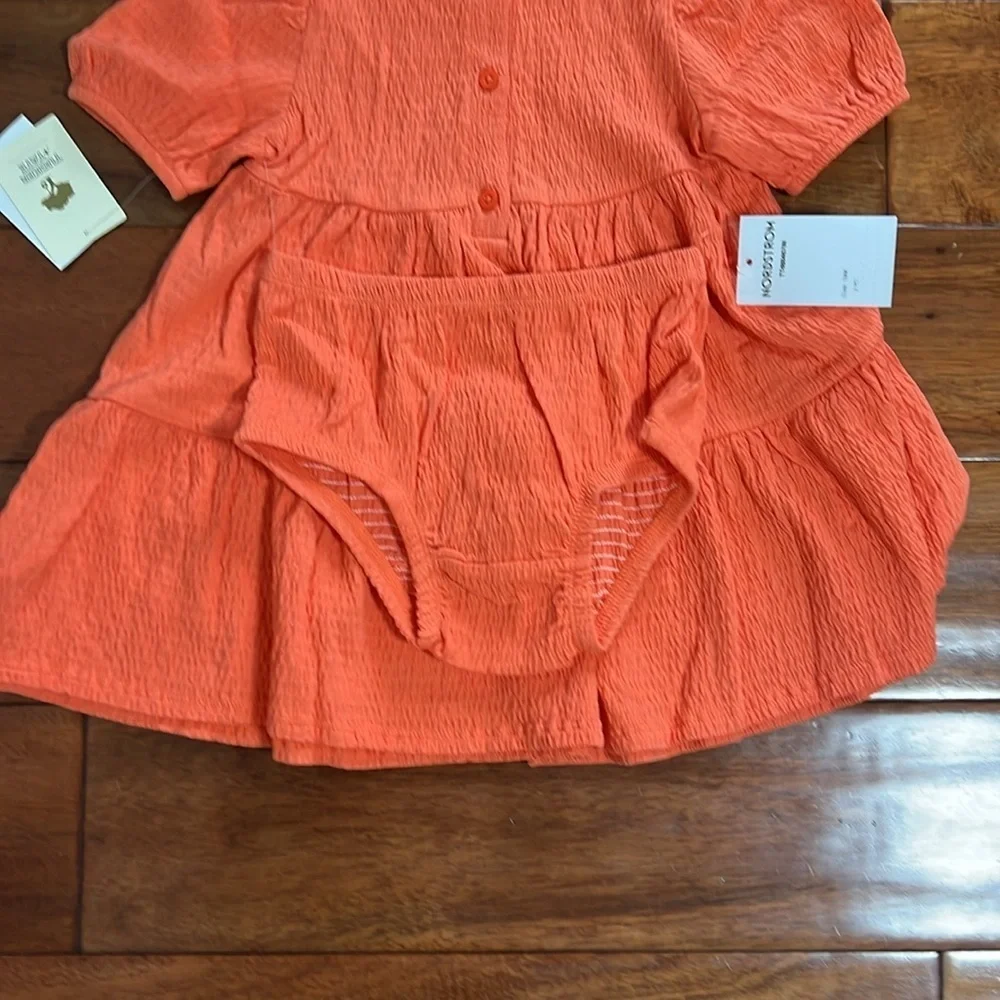 Tucker + Tate 2 Piece Set Orange Amber Size 18 Months